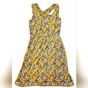NWT Kaileigh Tasha Knit Dress Yellow Floral